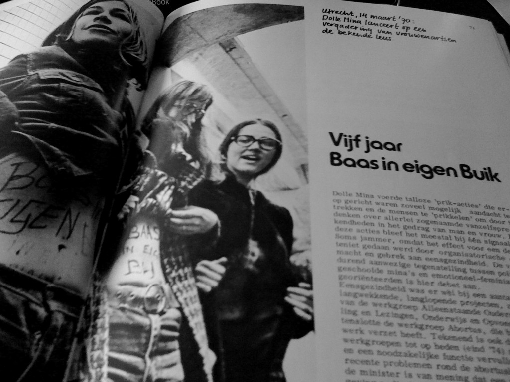 Dolle Mina Baas in eigen buik